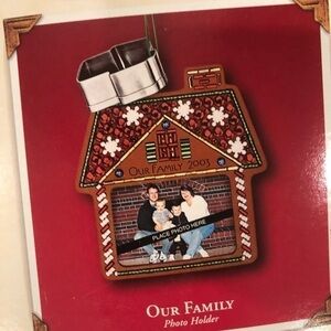 Vintage Hallmark “Our Family 2003” Keepsake Ornament